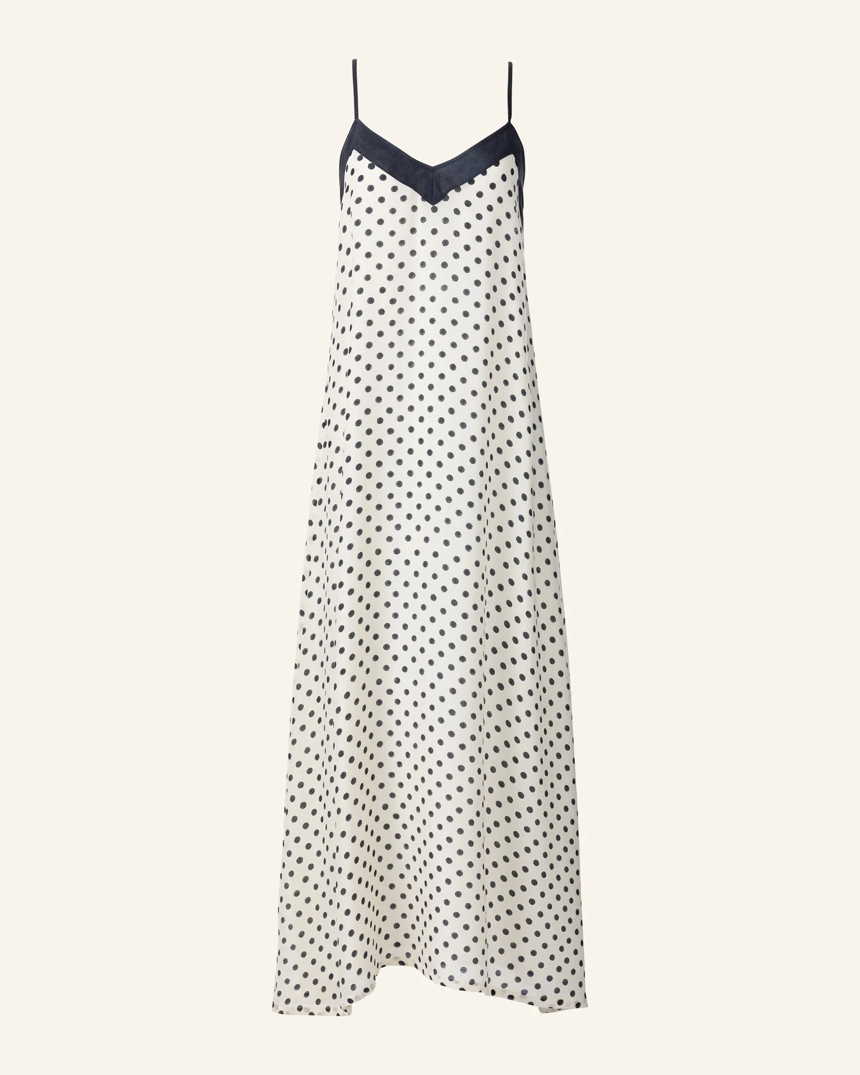 Carolina Tuxedo Slip Dress