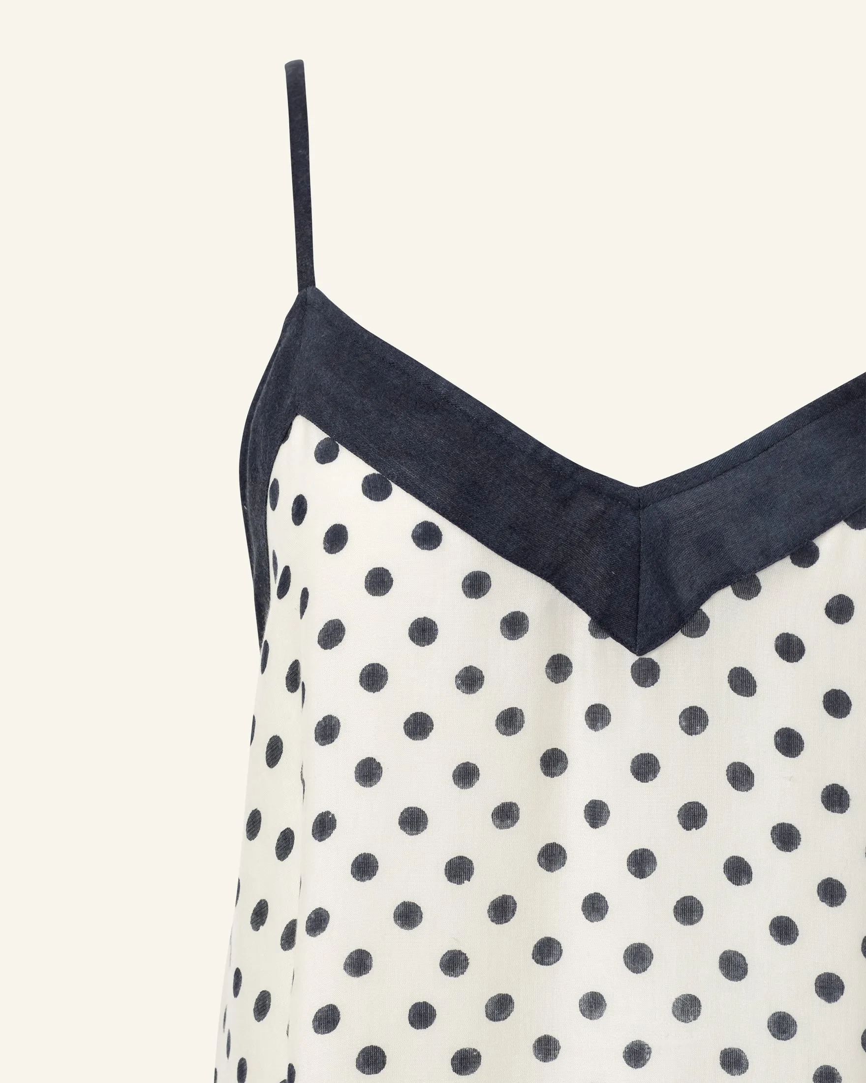 Carolina Tuxedo Slip Dress