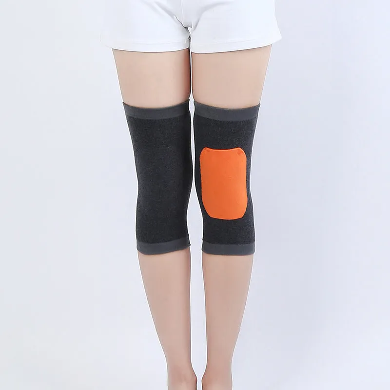 Cashmere Knee Pads to Warm Knee Joints for Men and Women(Length: Long type 26cm)