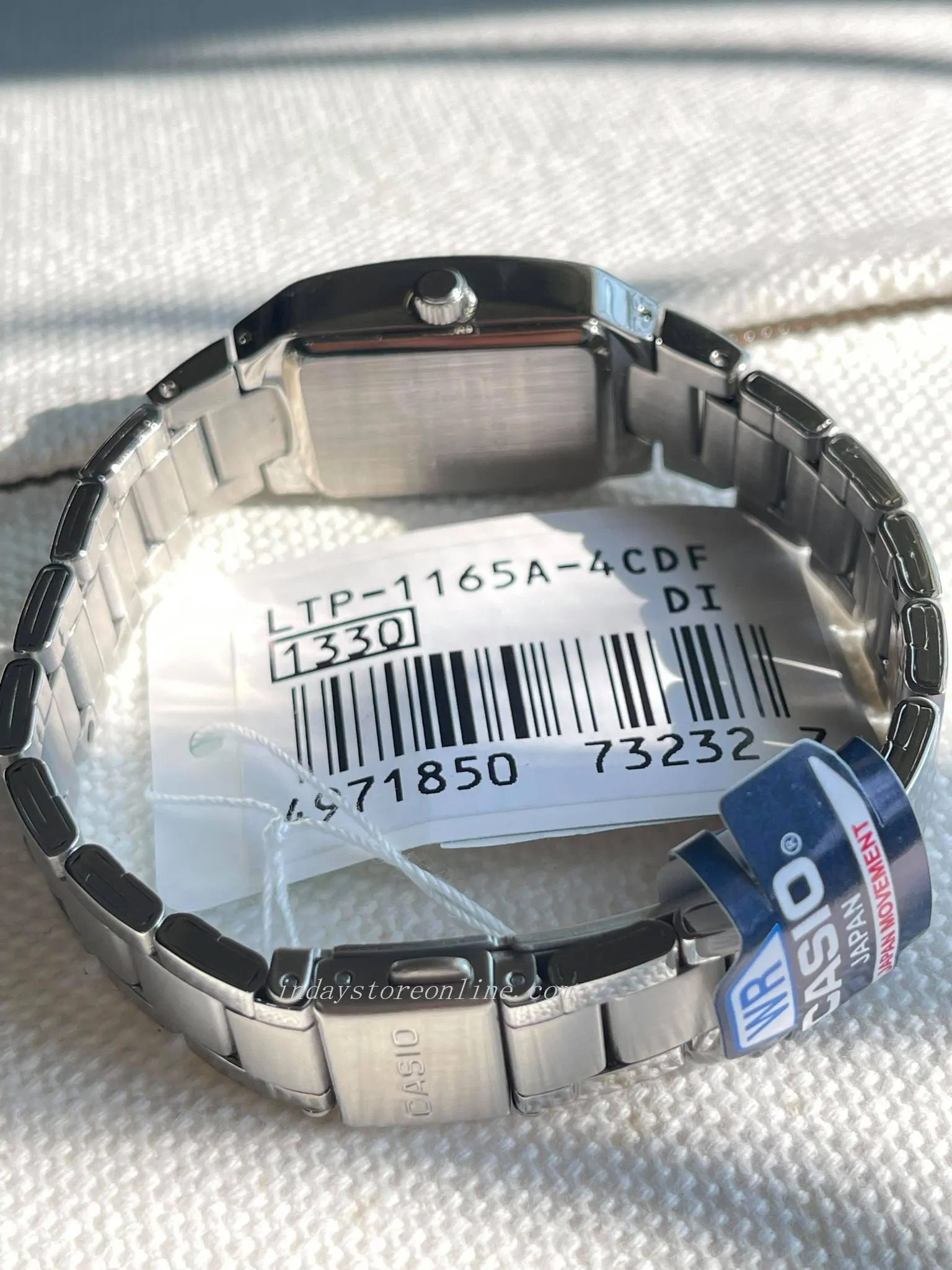 Casio Fashion Women's Watch LTP-1165A-4C Silver Stainless Steel Band Mineral Glass