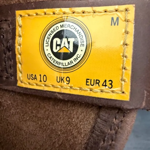 CAT Men's Drawbar Steel Toe Construction Pull On Boot Size 10 M