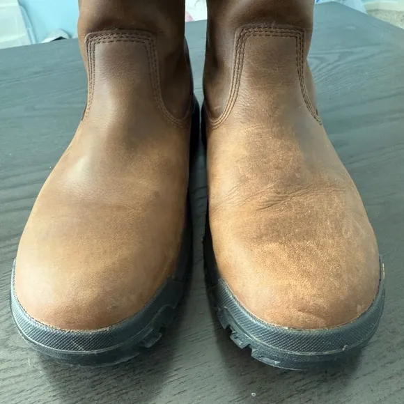 CAT Men's Drawbar Steel Toe Construction Pull On Boot Size 10 M