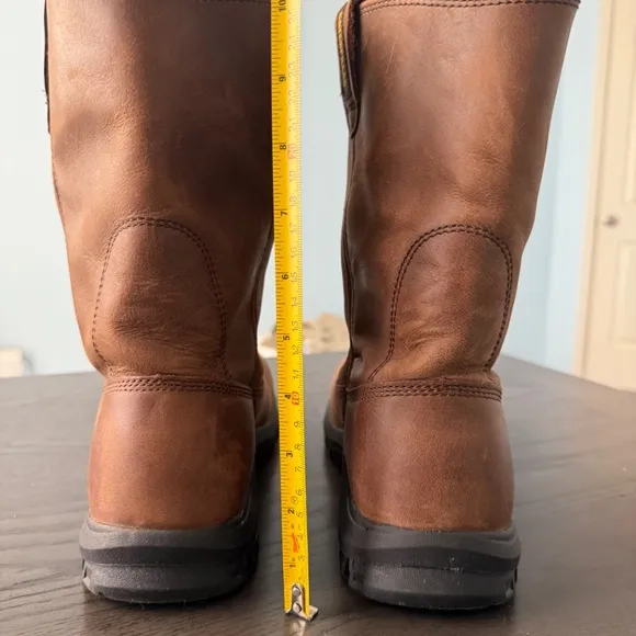 CAT Men's Drawbar Steel Toe Construction Pull On Boot Size 10 M