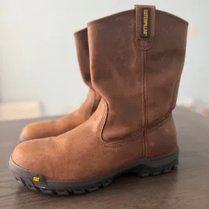 CAT Men's Drawbar Steel Toe Construction Pull On Boot Size 10 M