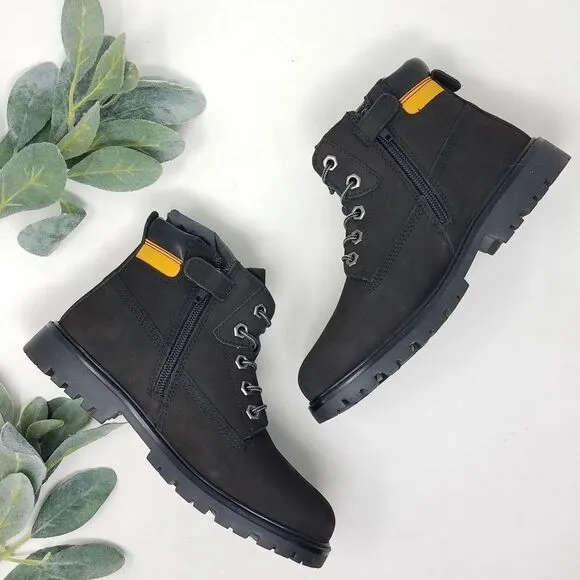 CAT Colorado Black Kids Boots 3M New in Box