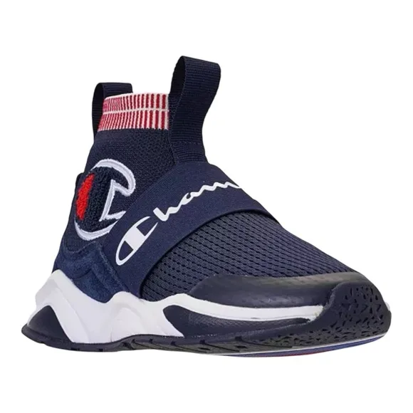 Champion Unisex Big Kids Rally Pro Casual Sneaker from Finish Line Navy Color 8M
