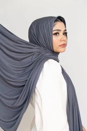 CHARCOAL LINEN Premium Jersey
