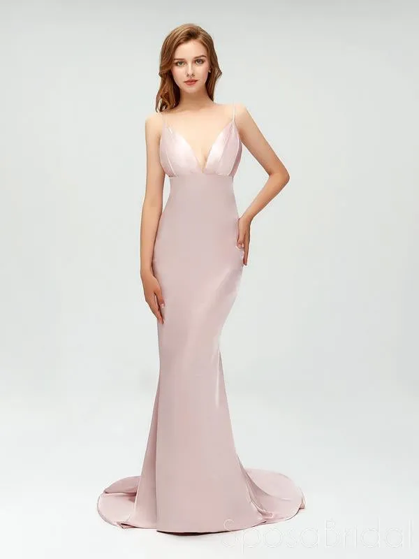 Cheap Spaghetti Straps Mermaid Simple Modest Sexy Prom Dresses, Evening dresses,PD1031