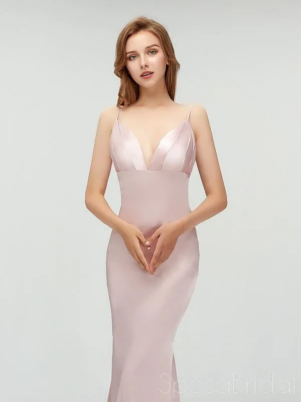 Cheap Spaghetti Straps Mermaid Simple Modest Sexy Prom Dresses, Evening dresses,PD1031