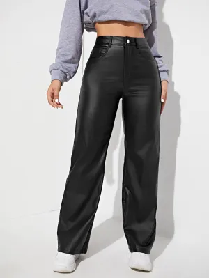Cherry Vibes: Pantalones Casual Rectos para Mujer en