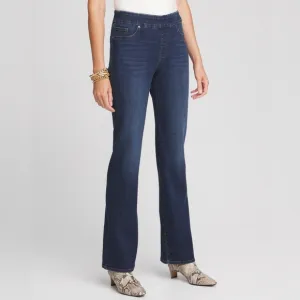 Chico's Slim Pull On Bootcut Jeans Size 12