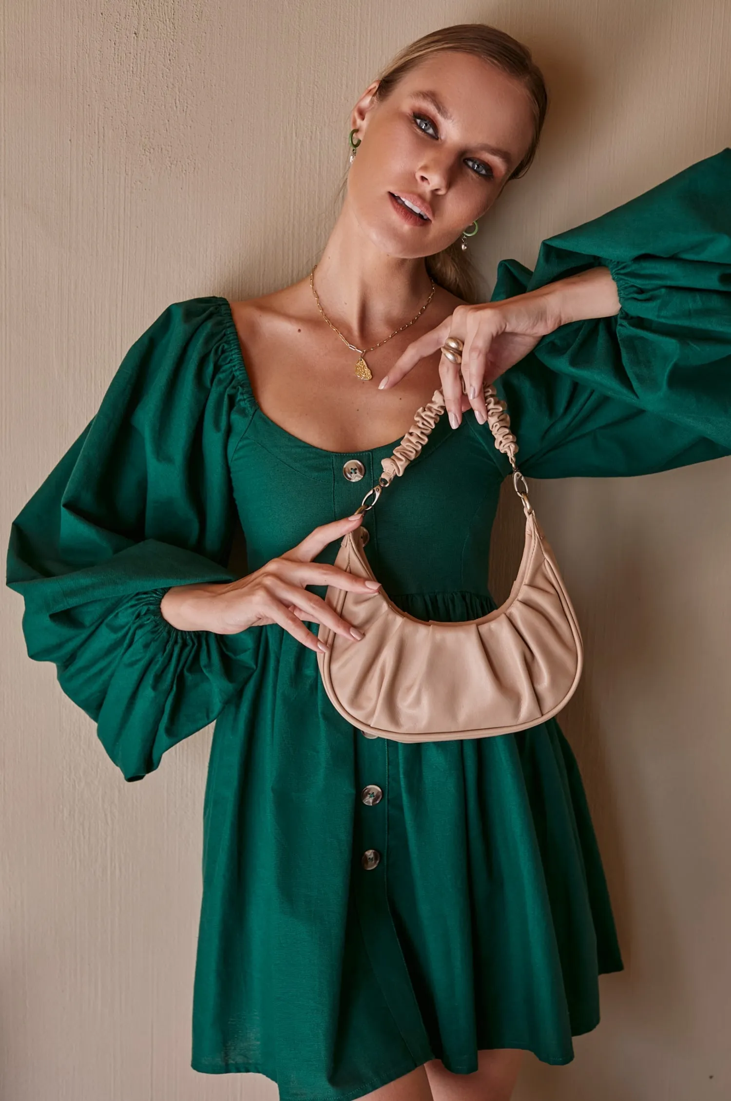 Chloie Linen Mini Dress – Effortlessly Chic & Enchantingly Feminine