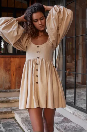Chloie Linen Mini Dress – Effortlessly Chic & Enchantingly Feminine