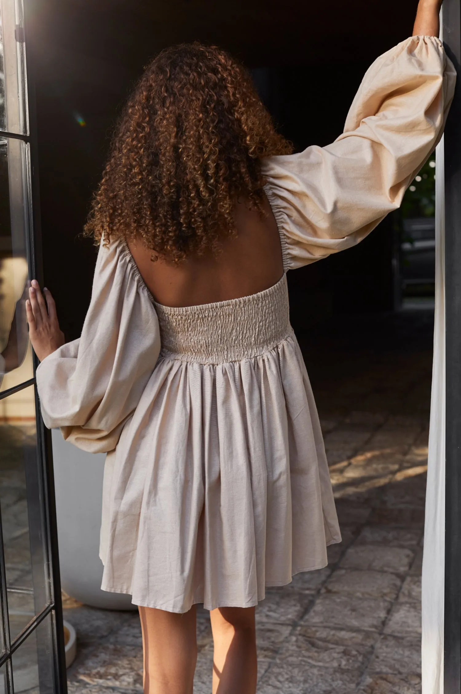 Chloie Linen Mini Dress – Effortlessly Chic & Enchantingly Feminine