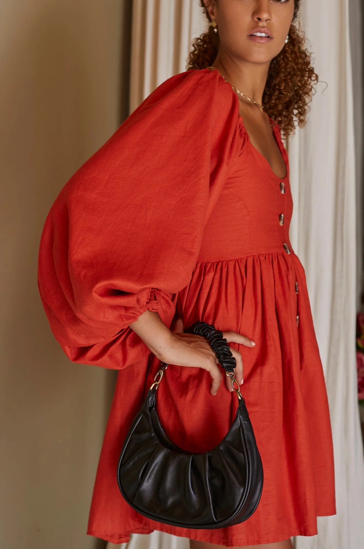Chloie Linen Mini Dress – Effortlessly Chic & Enchantingly Feminine