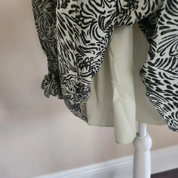 CINQ A SEPT Womens Janelle Tiered Ruffle Dress Size 4 NWT Imperfection