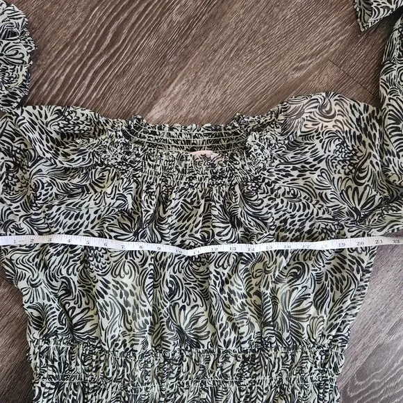 CINQ A SEPT Womens Janelle Tiered Ruffle Dress Size 4 NWT Imperfection