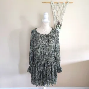 CINQ A SEPT Womens Janelle Tiered Ruffle Dress Size 4 NWT Imperfection