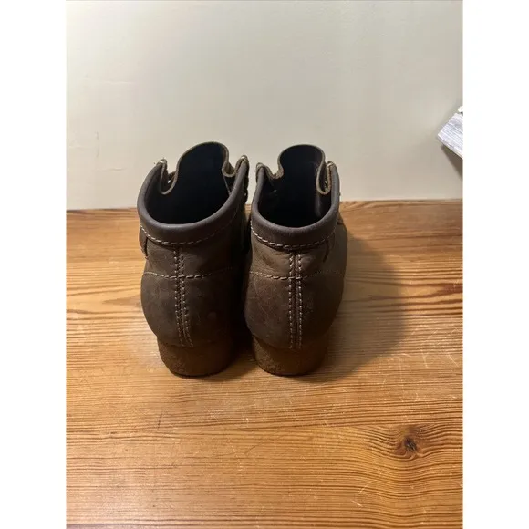 Clarks Originals Wallabee Brown Leather Shoes Men's Sz 8 M.