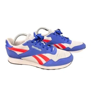 Classic Nylon Reebok’s  Suede Blue/White /Flash Red NWOB Size 10.5 Casual Preppy