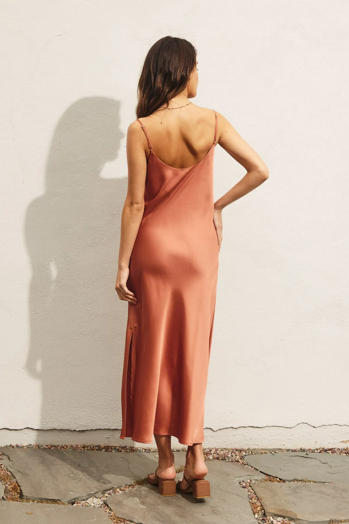 Clea Cowl Neck Slip Dress