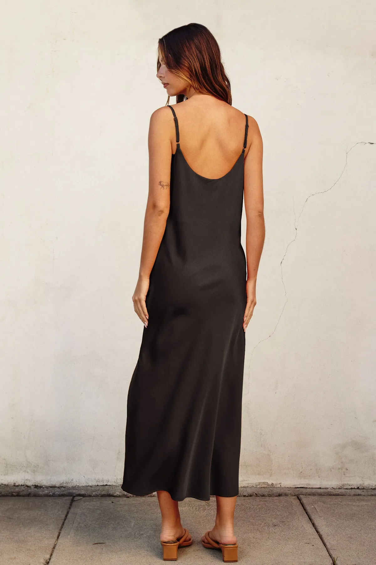 Clea Cowl Neck Slip Dress