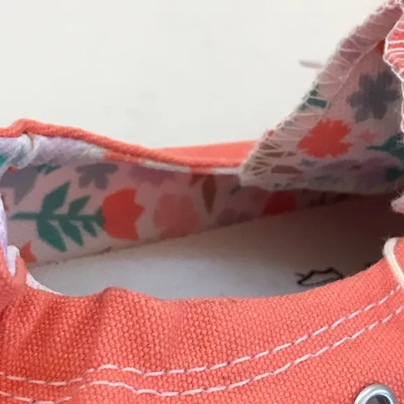 CONVERSE Chuck Taylor All Star Sneakers Shoreline Coral Floral Women’s Size 11