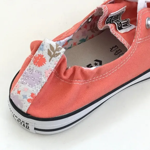 CONVERSE Chuck Taylor All Star Sneakers Shoreline Coral Floral Women’s Size 11