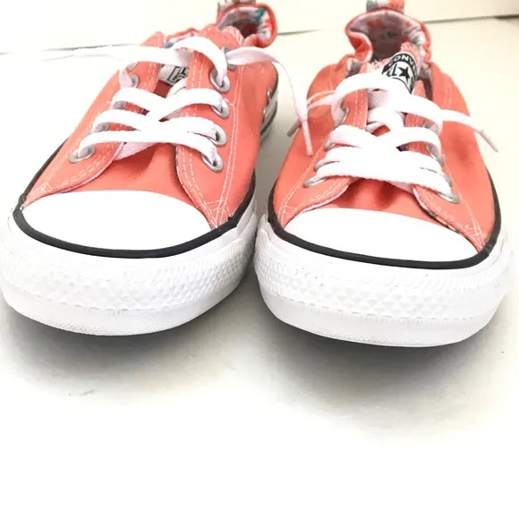 CONVERSE Chuck Taylor All Star Sneakers Shoreline Coral Floral Women’s Size 11