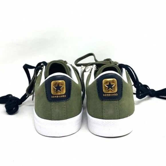 Converse Pro Leather OX Low Top Khaki Black Suede A00945C Sneakers Size Men’s