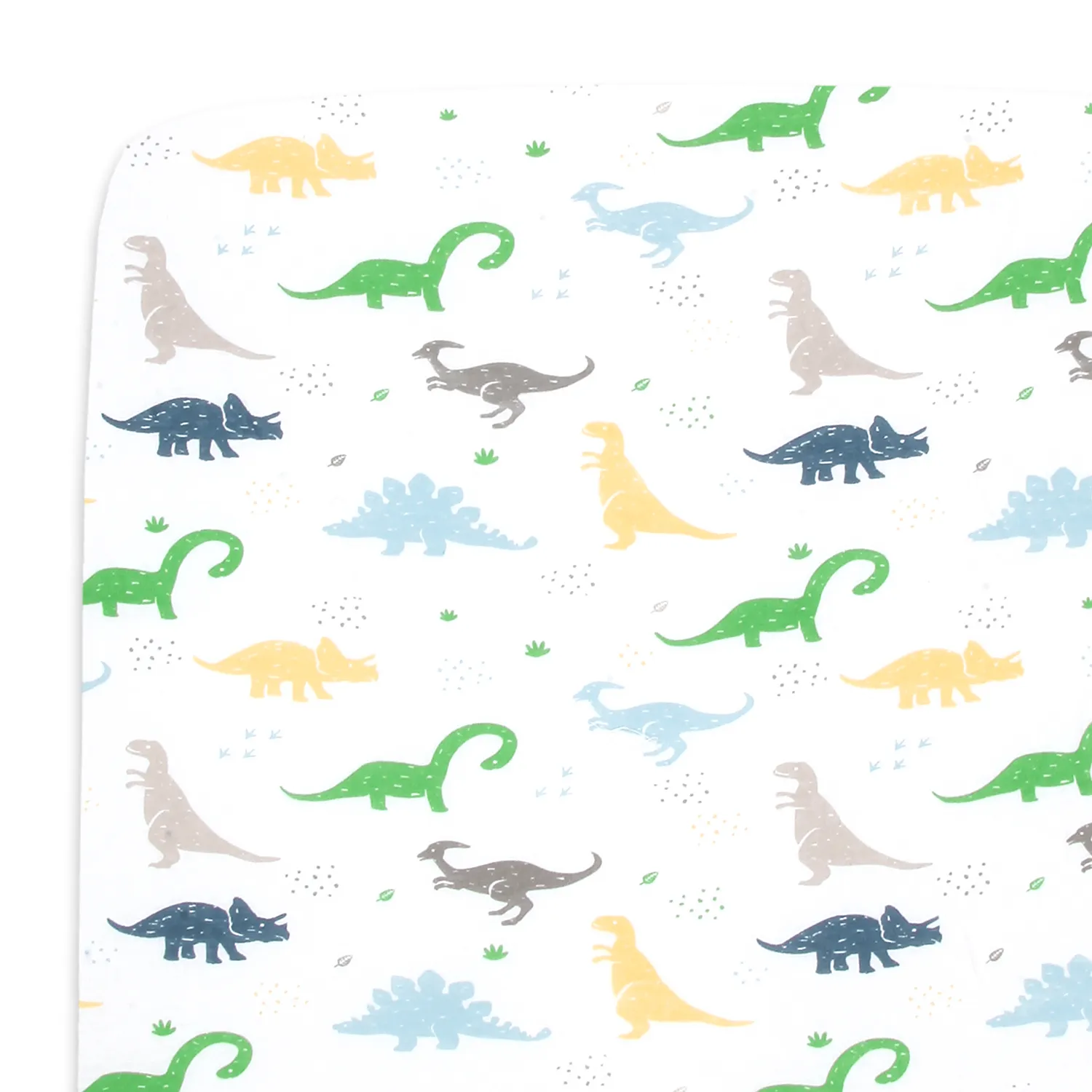 Cotton Jersey Fitted Playard Sheets – Dinosaurs