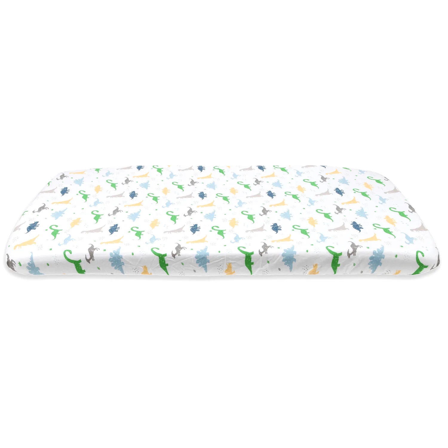 Cotton Jersey Fitted Playard Sheets – Dinosaurs