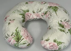 Cover Feeding Pillow Nursing Maternity Baby Breastfeeding Cotton Peony and Butterflies