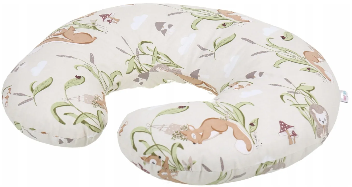 Cover Feeding Pillow Nursing Maternity Baby Breastfeeding Cotton Squirrels Dream