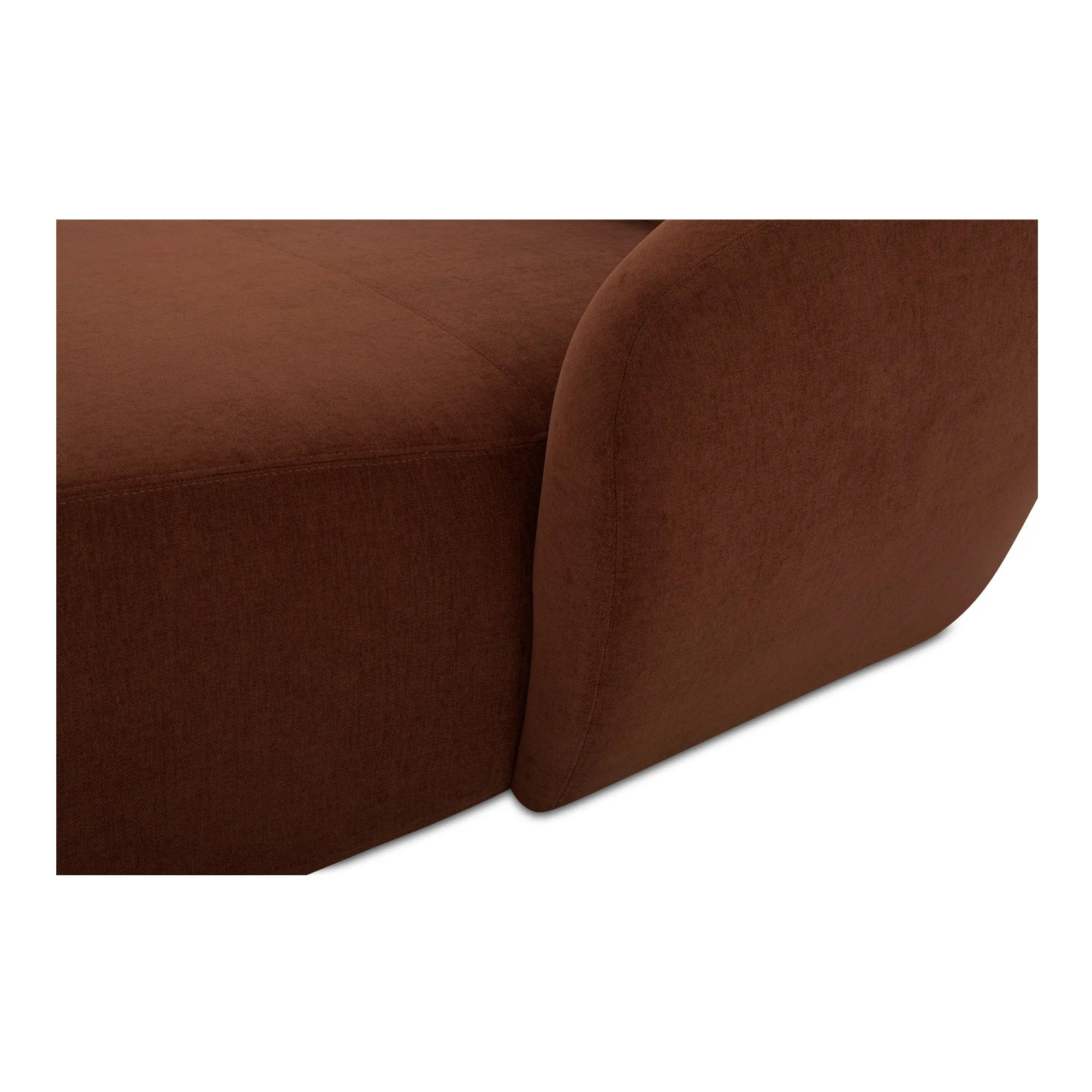 Cozy Modular Lounge Settee in Rich Tones