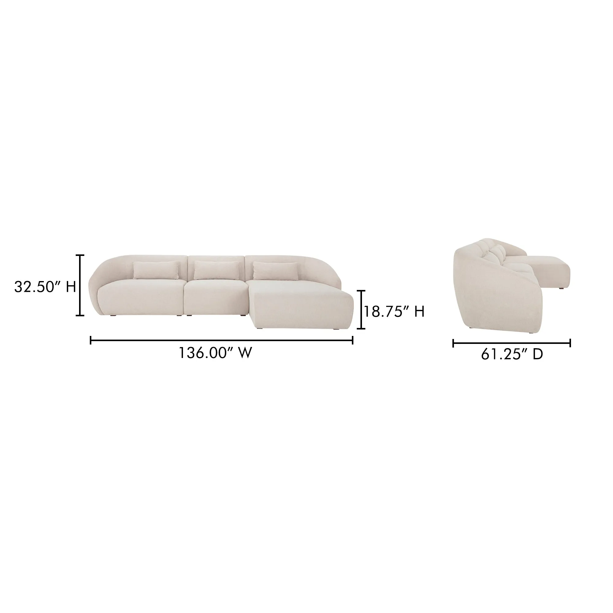 Cozy Modular Lounge Settee in Rich Tones