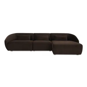 Cozy Modular Lounge Settee in Rich Tones