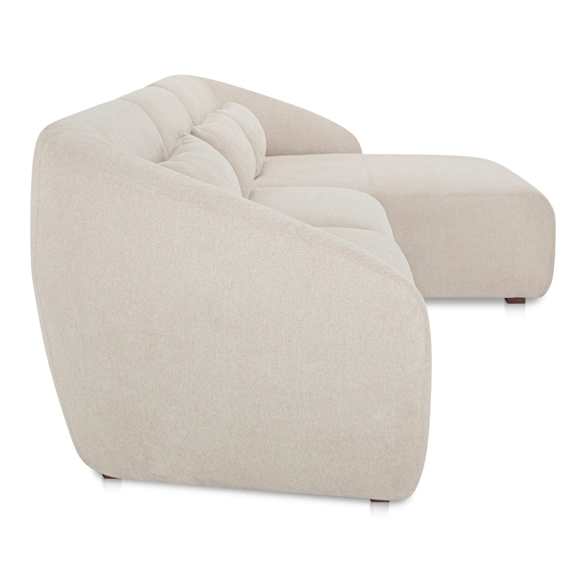 Cozy Modular Lounge Settee in Rich Tones