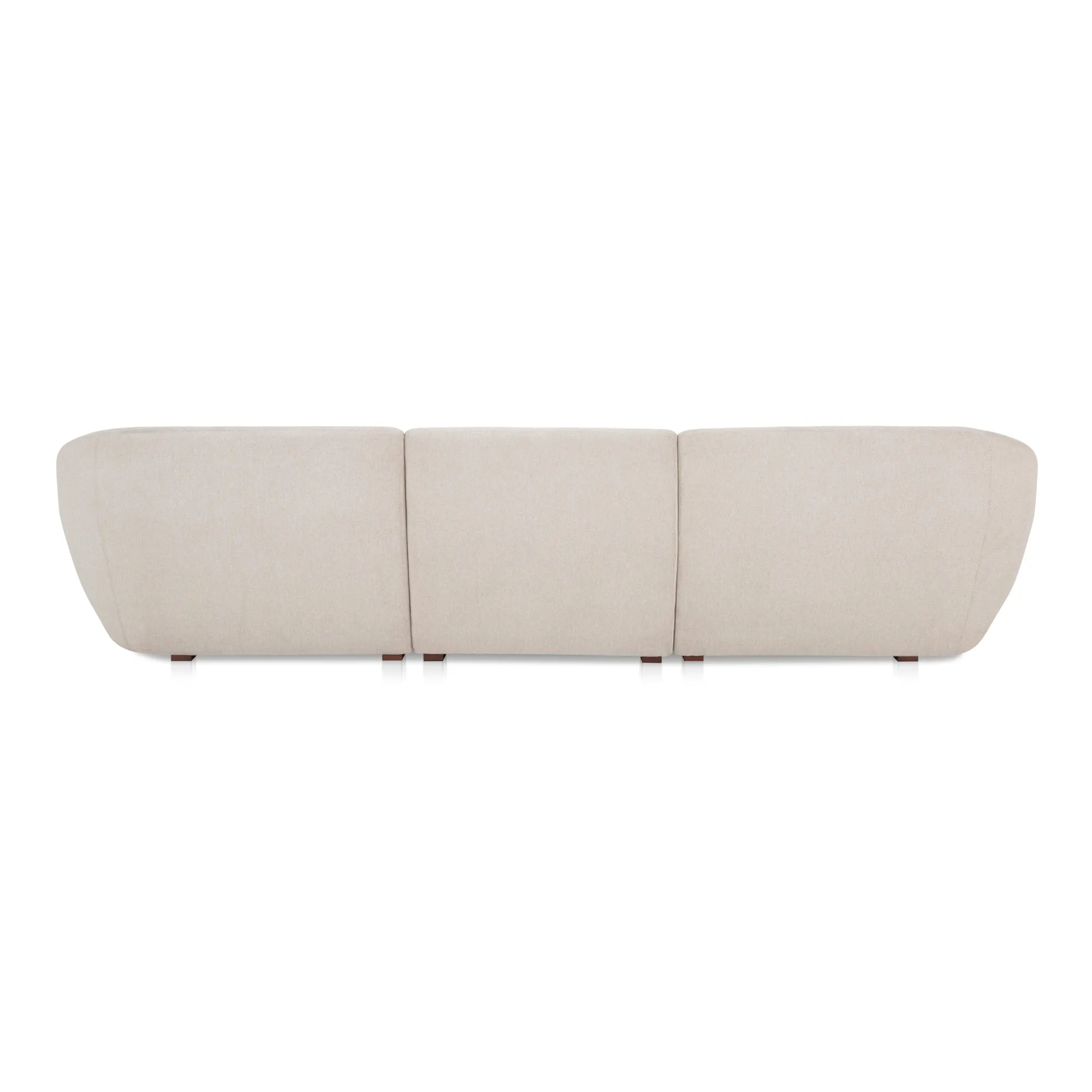 Cozy Modular Lounge Settee in Rich Tones