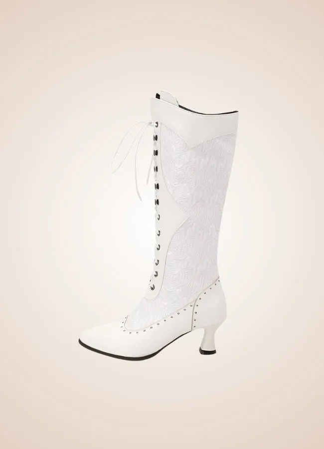 Cross-strap Women's Steampunk Boots