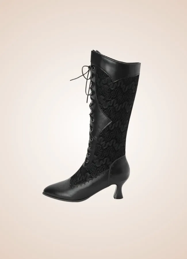 Cross-strap Women's Steampunk Boots