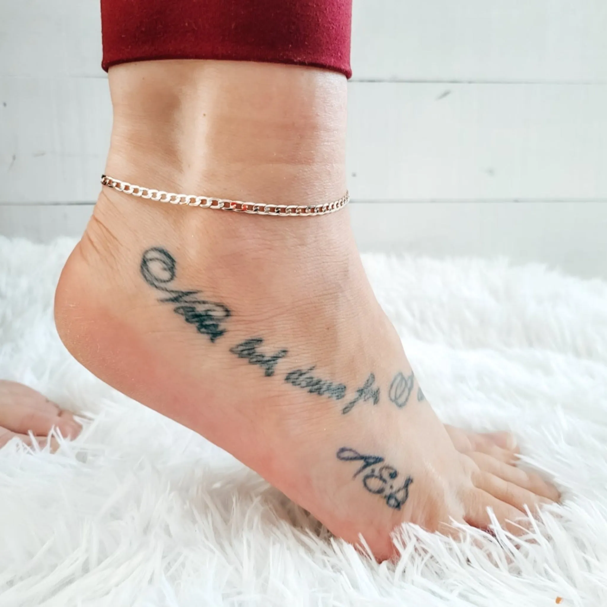 Cuban Chain Anklet - Gold