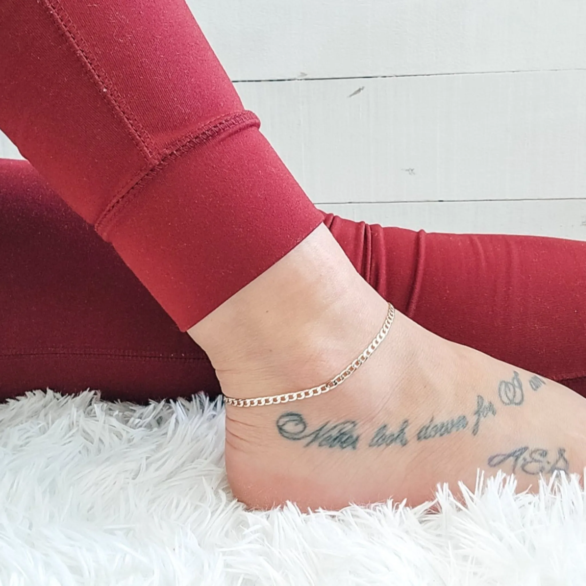 Cuban Chain Anklet - Gold