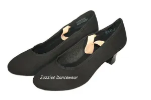 Cuban Heel Canvas Character Shoes