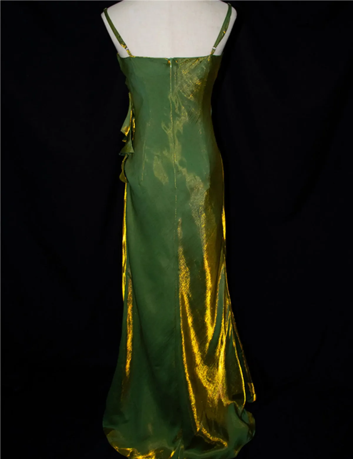 Cute Straps Simple Long Party Dress, A-line Floor Length Evening Dress