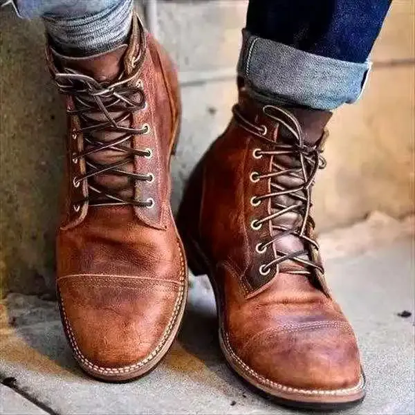 Darvin - Leather Ankle Boots