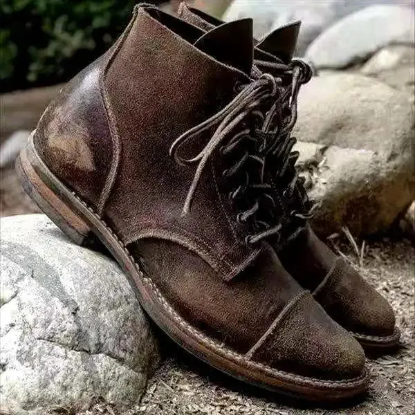 Darvin - Leather Ankle Boots