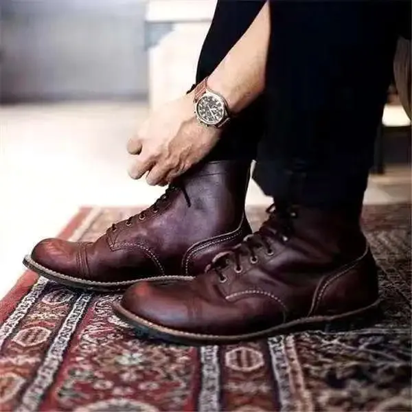 Darvin - Leather Ankle Boots