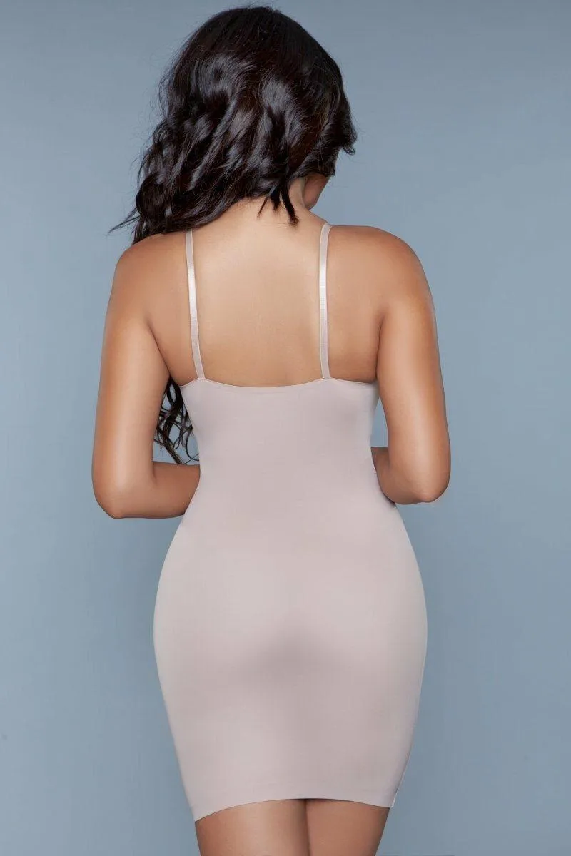 Deep V Bodyshaper Dress