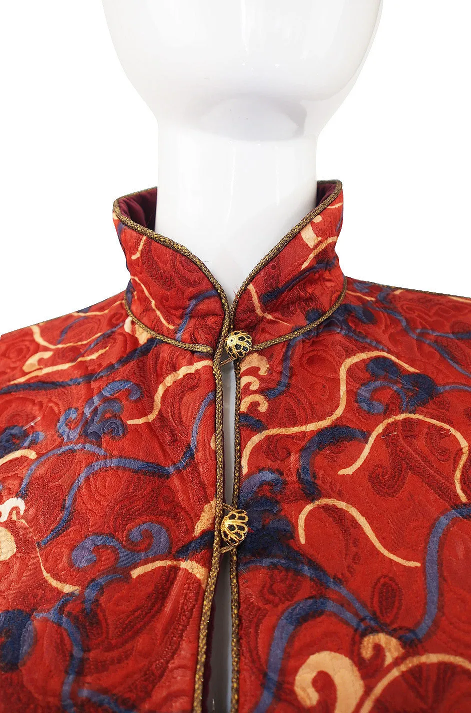 Documented 1993 Yves Saint Laurent Silk Coat